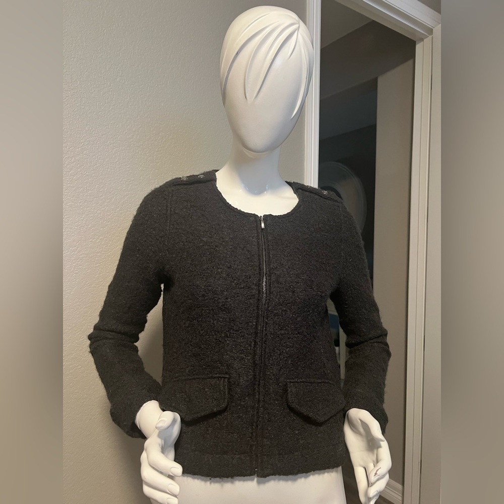 ZARA Black Lined Jacket size L